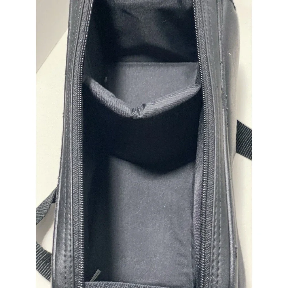 Vintage Sony NY Black Video Camera Bag, Camcorder Case Leather Original strap